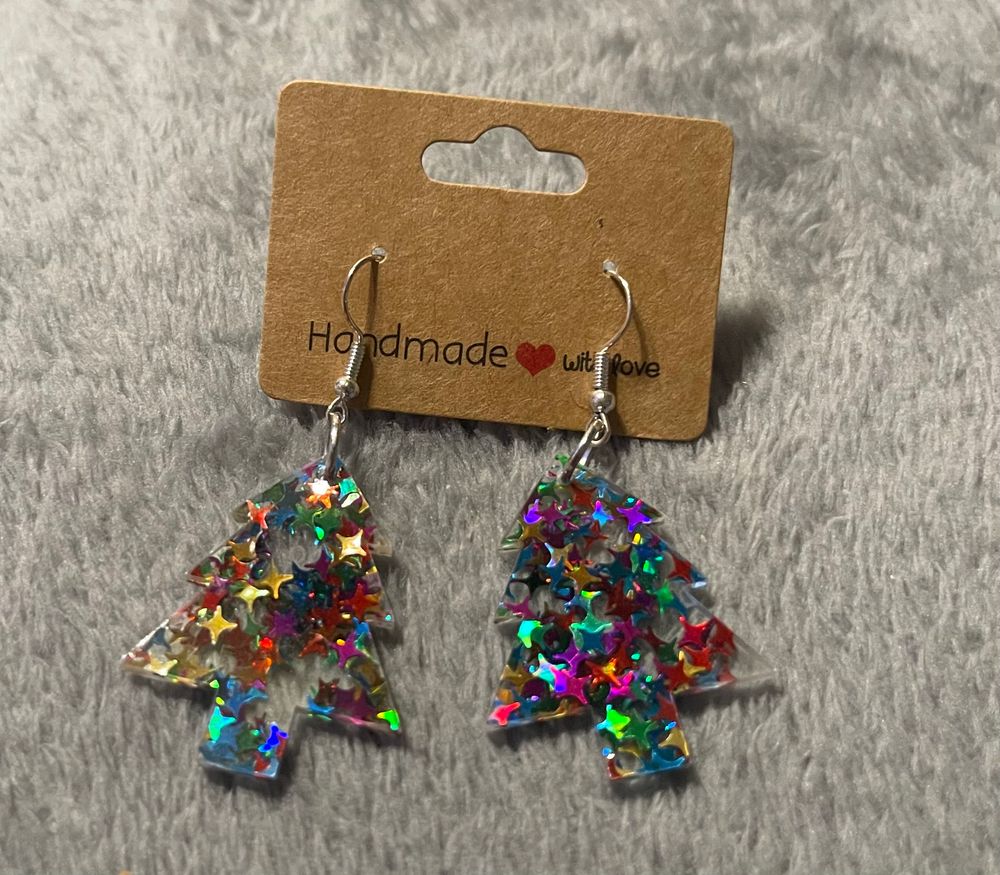 Confetti Tree Earrings 