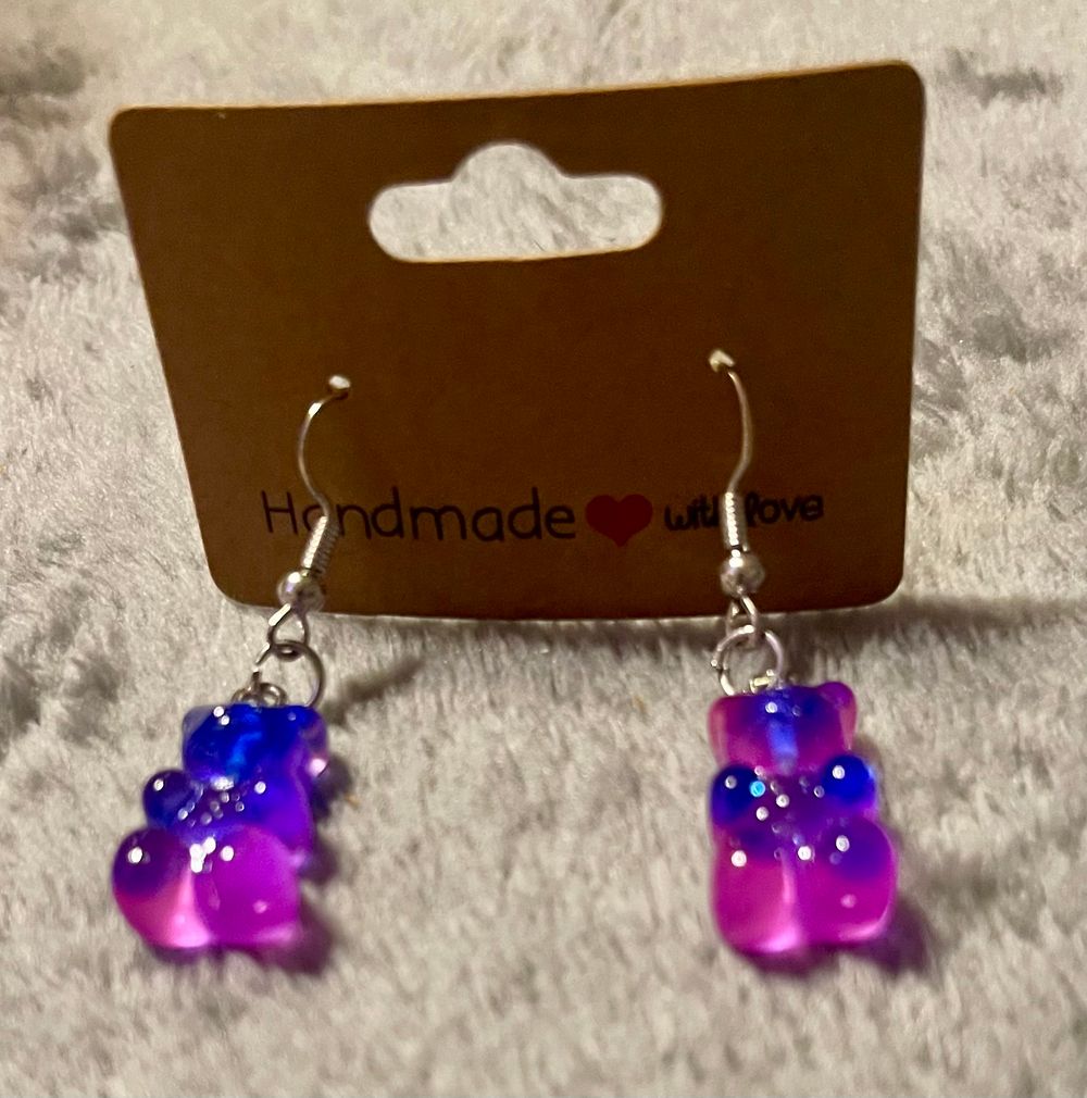Small Gummy bear earrings 