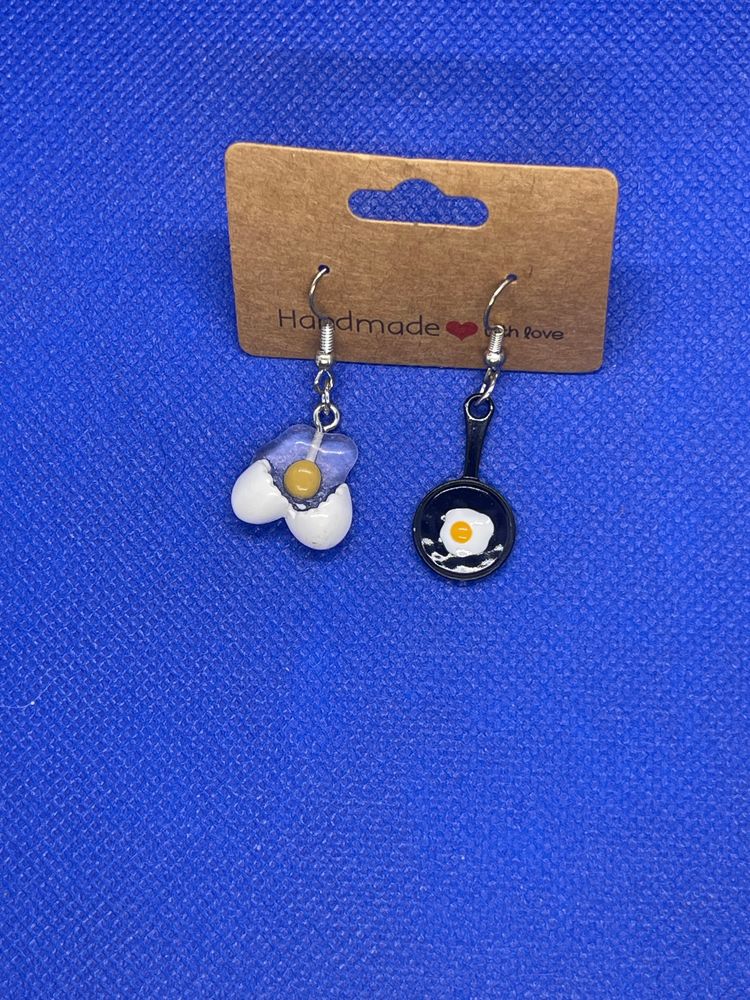 Fried Eggs Earrings 